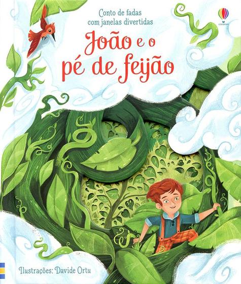 Imagem de Livro - João e o pé de feijão: contos de fadas com janelas