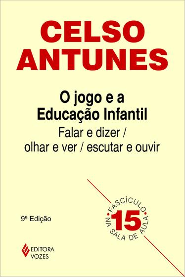 Imagem de Livro - Jogo e a educação infantil