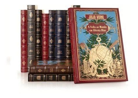 Livro Júlio Verne Coleção Clássica Capa Dura (6 Volumes) Menor preço em Livro Júlio Verne Coleção Clássica Capa Dura (6 Volumes)