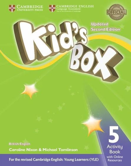 Imagem de Livro - Kids Box 5 Ab With Online Resources - British - Updated 2nd Ed - Cup - Cambridge University