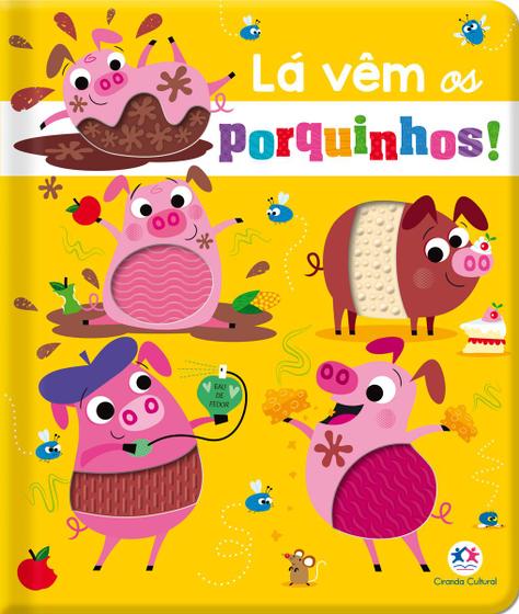 Imagem de Livro - Lá vêm os porquinhos!