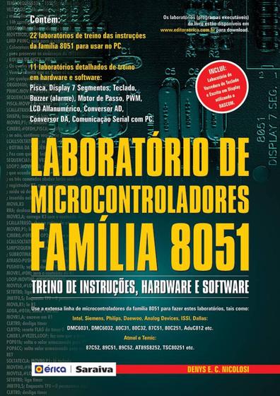 Imagem de Livro - Laboratório de microcontroladores família 8051