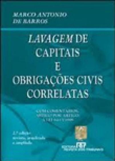 Imagem de Livro Lavagem De Capitais E Obrigacoes Civis Correlatas - Rt - Revista Dos Tribunais
