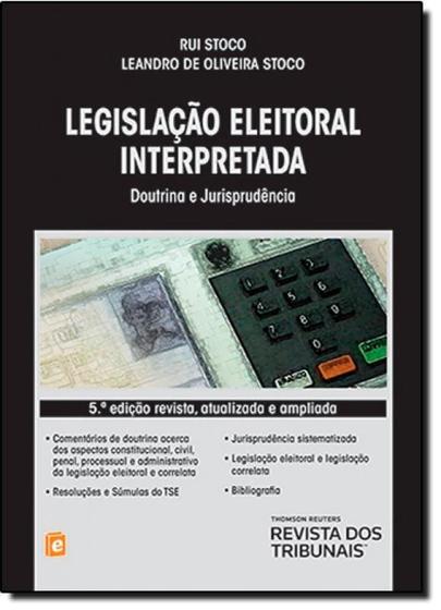 Imagem de Livro Legislação Eleitoral Interpretada