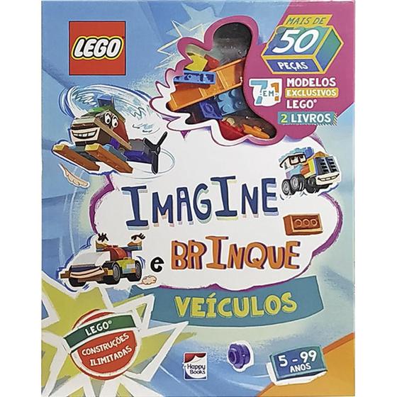 Imagem de Livro - LEGO Iconic. Imagine e Brinque - Veículos