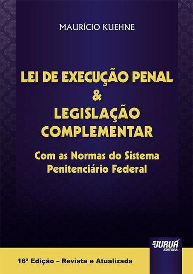 Imagem de Livro - Lei de Execução Penal & Legislação Complementar