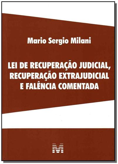 Imagem de Livro - Lei de recuperação judicial, recuperação extrajudicial e falência comentada - 1 ed./2011