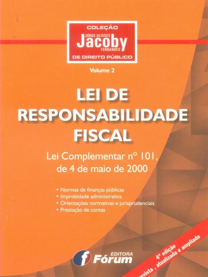 Livro - Lei de responsabilidade fiscal - Lei complementar 101/2000 - Livros  de Direito - Magazine Luiza