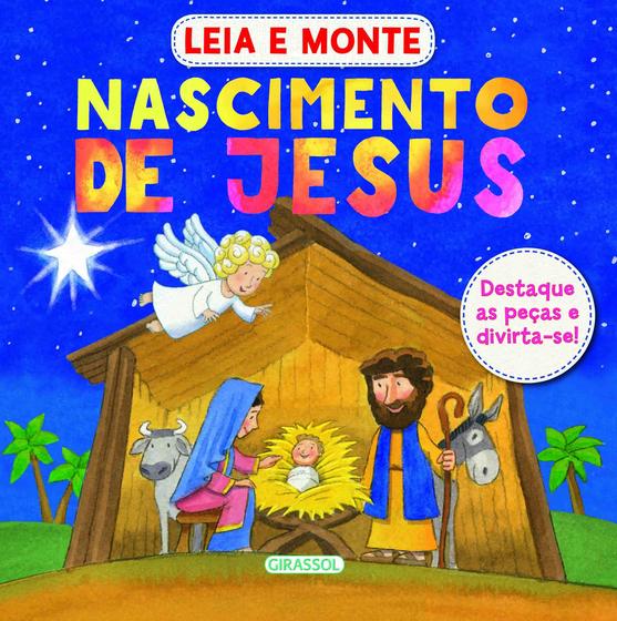 Imagem de Livro - Leia e Monte: Nascimento de Jesus
