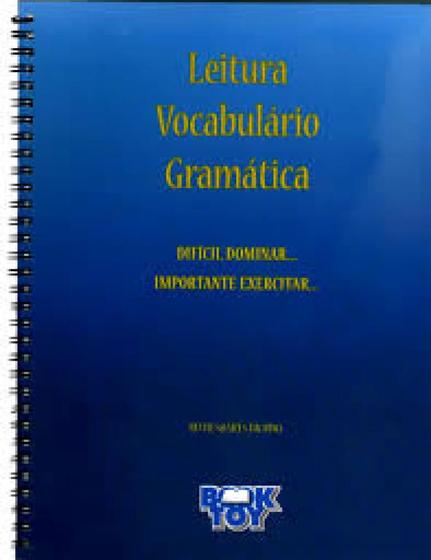 Imagem de Livro - Leitura Vocabulário Gramática - Difícil Dominar - Importante Exercitar - Bicudo - Booktoy -  