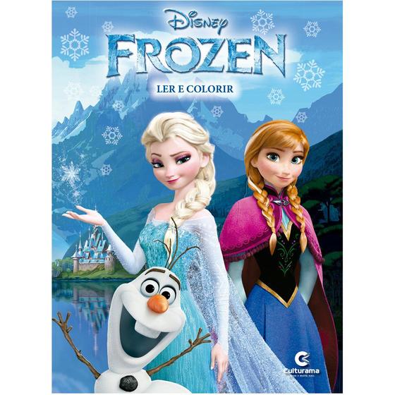 Livro - LER E COLORIR FROZEN Menor preço em Livro - LER E COLORIR FROZEN