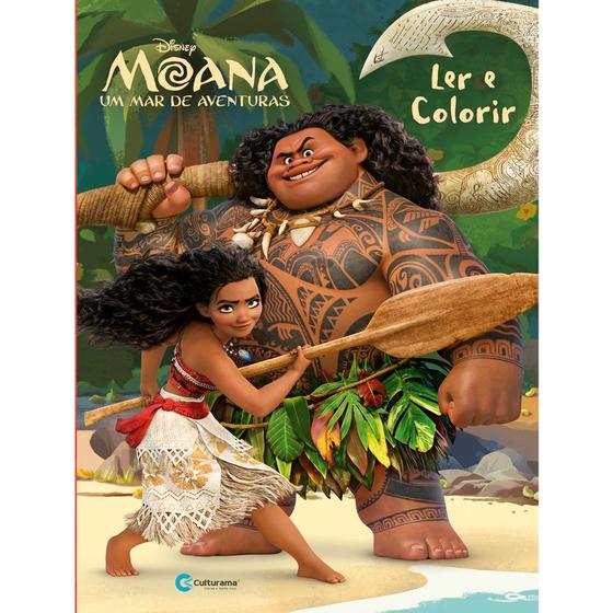 Imagem de Livro - LER E COLORIR MOANA B