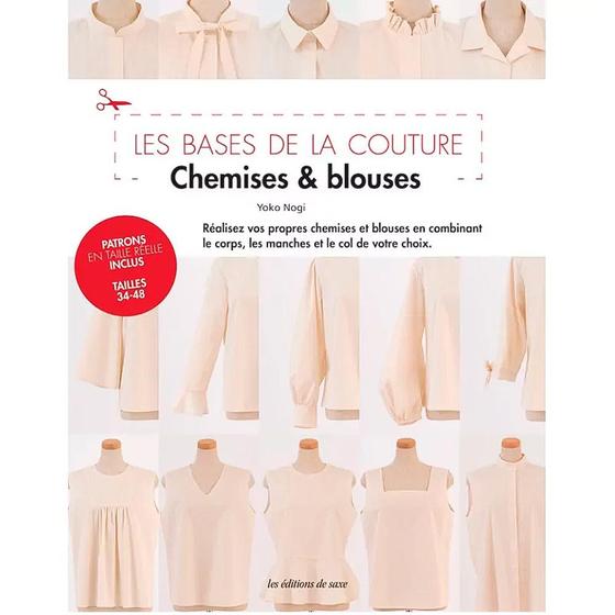 Imagem de Livro Les Base de La Couture: Chemises et Blouses (Noções Básicas de Costura: Camisas e Blusas)
