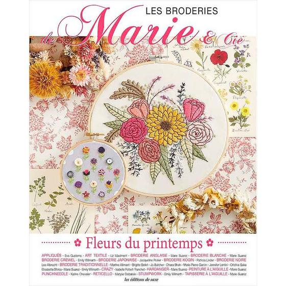 Imagem de Livro Les Broderies de Marie & Cie nº 14 - Fleures du Printemps (Os Bordados de Marie & Cie nº 14 - Flores da Primavera)