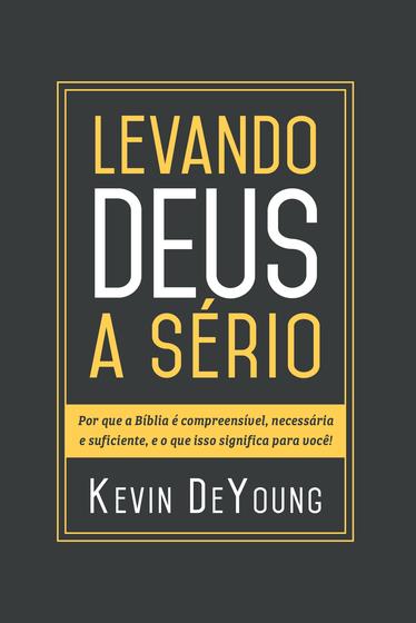 Imagem de Livro - Levando Deus a sério