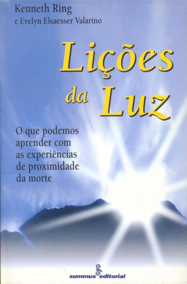 Imagem de Livro - Lições da luz