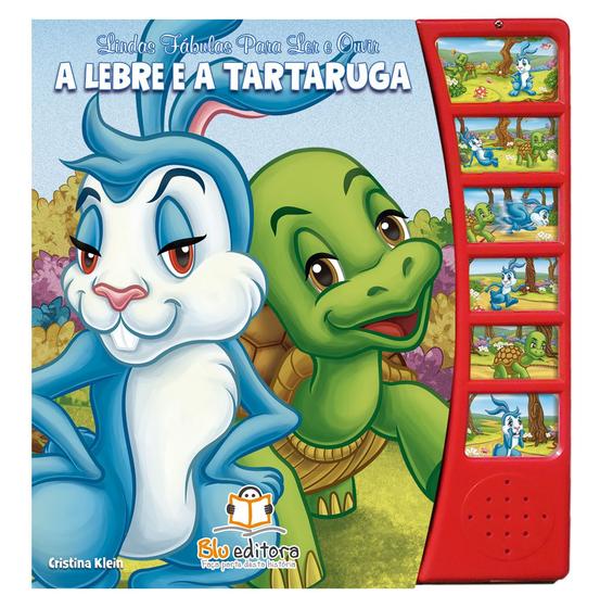 Livro - Lindas fábulas para ler e ouvir: A lebre e a tartaruga Menor preço em Livro - Lindas fábulas para ler e ouvir: A lebre e a tartaruga