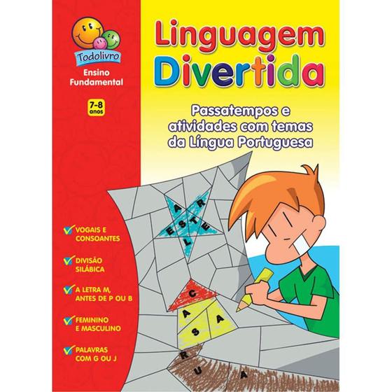 Imagem de Livro - Linguagem Divertida: 7-8 anos (Vermelho)