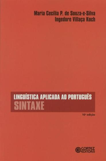 Imagem de Livro - Linguística aplicada ao português