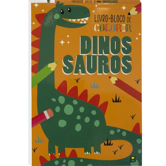 Imagem de Livro - Livro-BLOCO de Colorir: Dinossauros