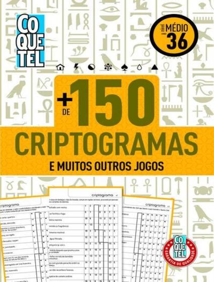 Imagem de Livro - Livro Coquetel Mais De 150 Criptogramas Nivel Medio Ed 36