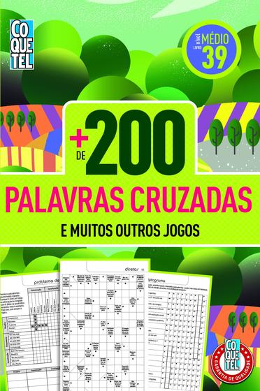 Imagem de Livro - Livro Coquetel Mais de 200 Palavras Cruzadas Médio 39