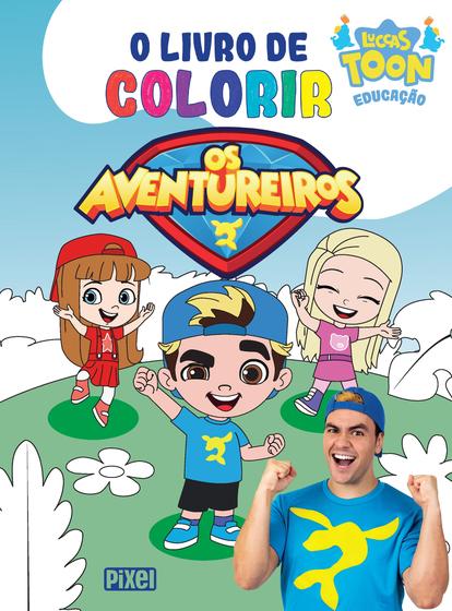 Imagem de Livro - Livro de colorir Os Aventureiros