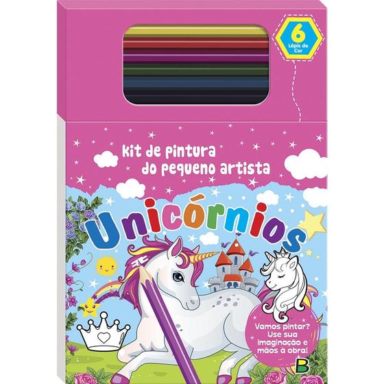 Imagem de Livro - Livro de Pintura do Pequeno Artista: Unicórnios