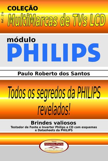 Imagem de Livro  Livro Dicas e Macetes de Consertos TVs LCD Philips.Vol.01Coleção Multimarcas 