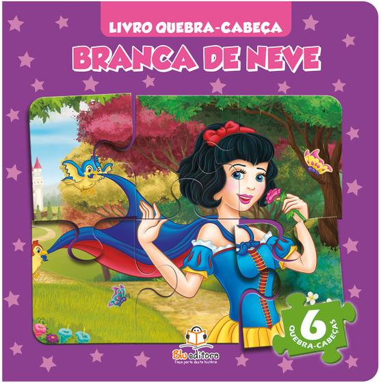 Livro - Livro quebra-cabeça: Branca de Neve Menor preço em Livro - Livro quebra-cabeça: Branca de Neve