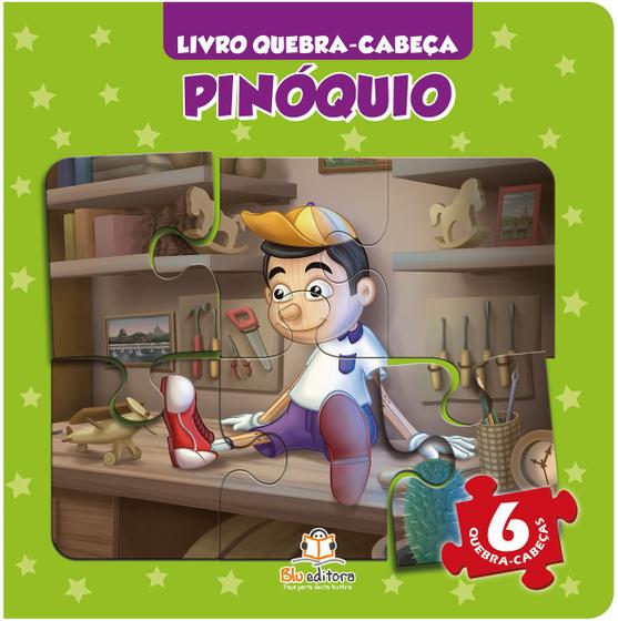 Livro - Livro quebra-cabeça: Pinóquio Menor preço em Livro - Livro quebra-cabeça: Pinóquio