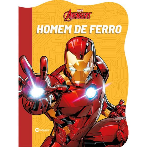 Imagem de Livro - Livro Recortado Marvel Homem de Ferro