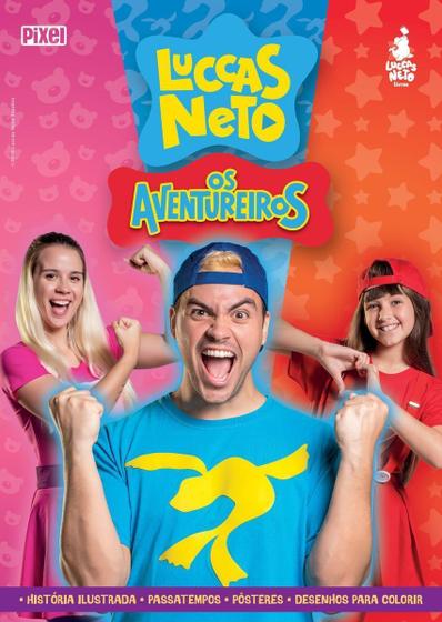 Imagem de Livro Luccas Neto em Os Aventureiros