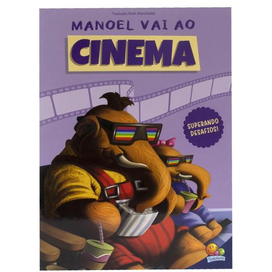 Imagem de Livro - Mamute Manoel, O: Manoel vai ao Cinema