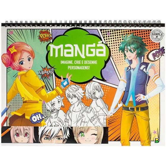 Imagem de Livro - MANGÁ - Imagine e Crie: Verde