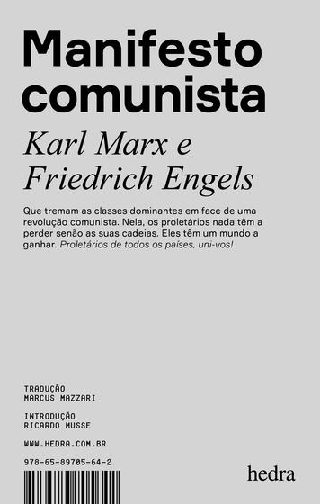 Imagem de Livro - Manifesto comunista