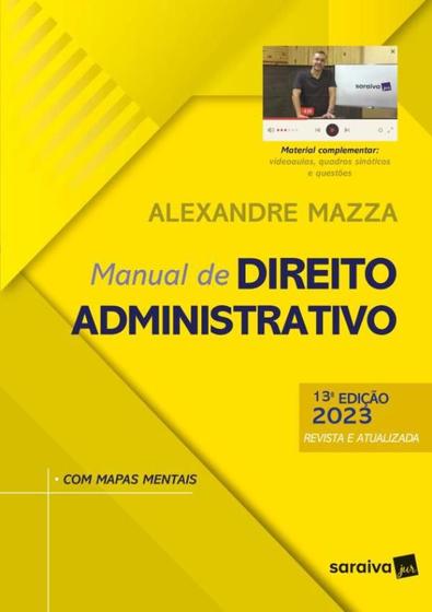 Imagem de Livro Manual de Direito Administrativo Alexandre Mazza