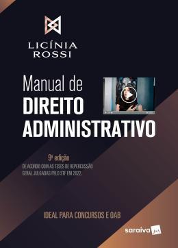 Imagem de Livro Manual de Direito Administrativo Licínia Rossi