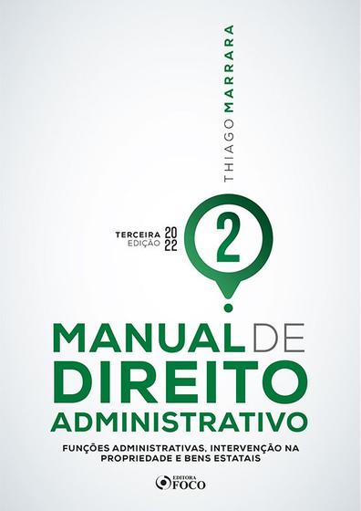 Imagem de Livro - Manual de Direito Administrativo - Volume 2 - 3ª Ed - 2022