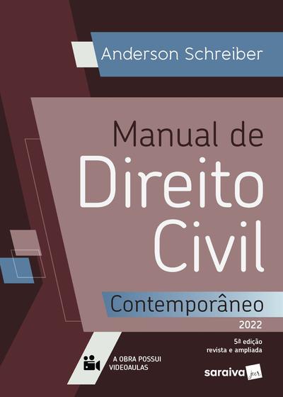 Imagem de Livro - Manual de direito civil contemporâneo - 5ª edição 2022