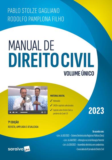 Imagem de Livro - Manual de Direito Civil - Volume Único - 7ª edição 2023