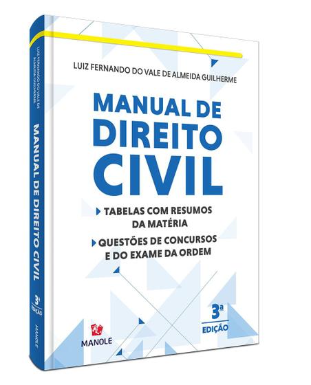 Imagem de Livro - MANUAL DE DIREITO CIVIL