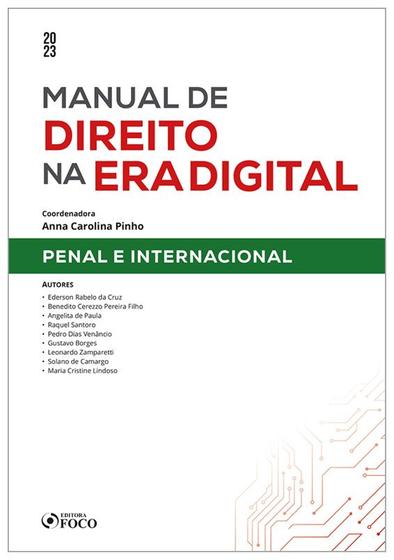 Imagem de Livro - Manual de Direito na Era Digital: Penal e Internacional - 1ª Ed - 2023