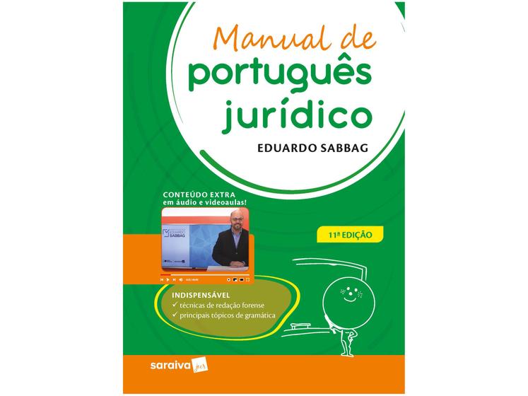 Imagem de Livro Manual de Português Jurídico Eduardo Sabbag