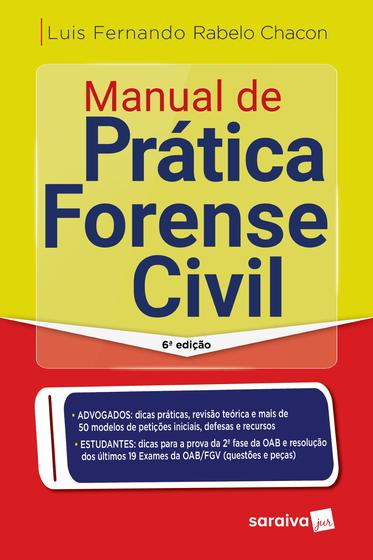 Imagem de Livro - Manual de prática forense civil - 6ª edição de 2019