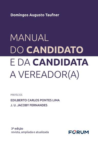 Imagem de Livro - Manual do Candidato e da Candidata a Vereador(A)