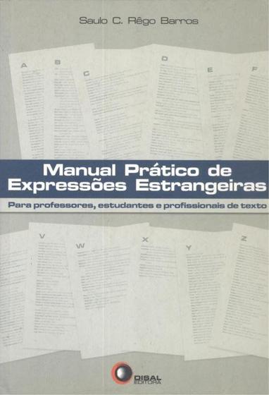 Imagem de Livro - Manual prático de expressões estrangeiras