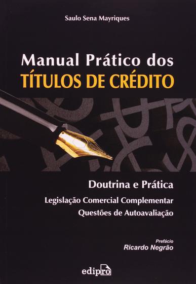 Imagem de Livro - Manual prático dos títulos de crédito