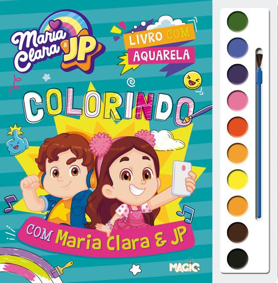 Imagem de Livro - Maria Clara e JP - Colorindo com Maria Clara e JP