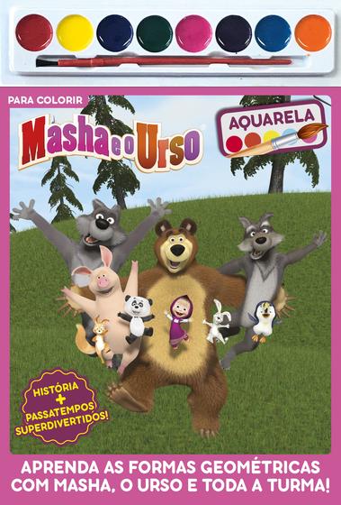 Livro - Masha e o Urso - Para Colorir com Aquarela Menor preço em Livro - Masha e o Urso - Para Colorir com Aquarela